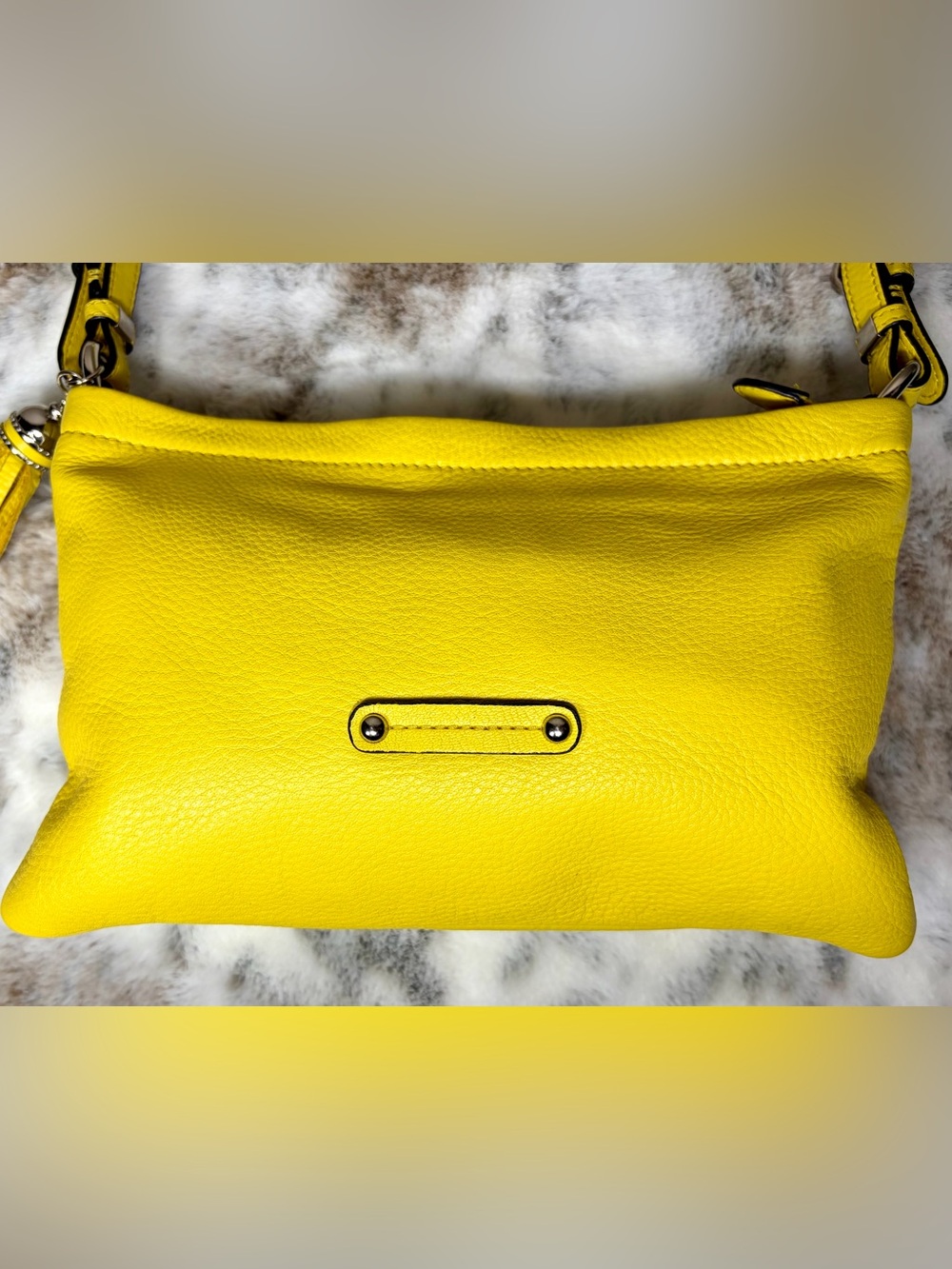 DANIER Leather Mini Bag w/Tassel - Picture 2 of 15
